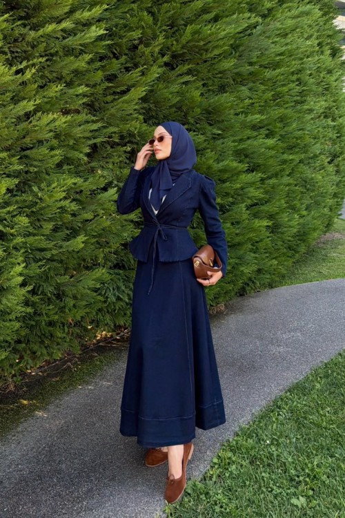 Aylin Etekli Takım Lacivert