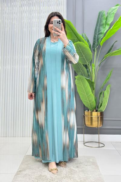 Nisa Elbise  Mint Yeşili