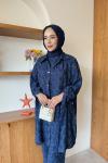 Saliha Üçlü Takım Lacivert