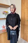 Saliha Üçlü Takım Siyah